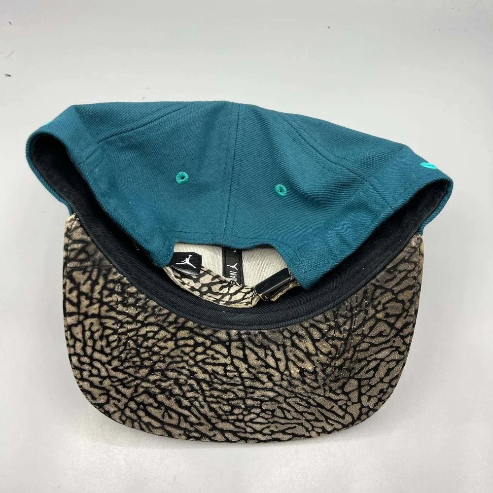 Air Jordan Hat Men‎ Blue Cement Elephant Embroidered Jumpman Strap Back Cap